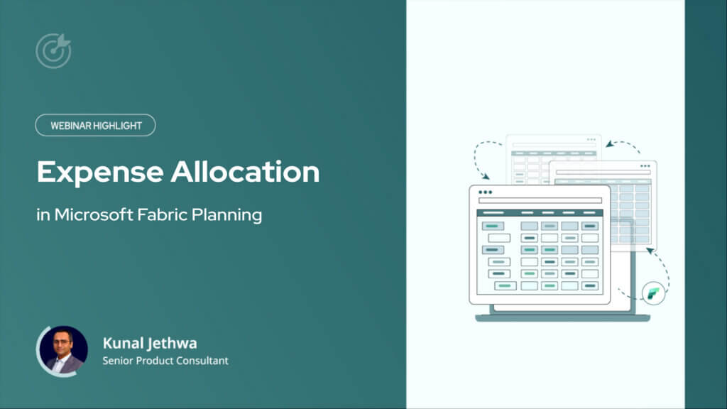 Expense Allocation in Microsoft Fabric Planning