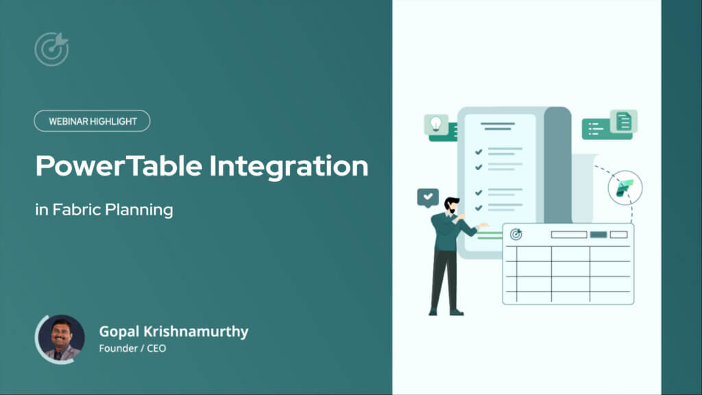 PowerTable Integration in Microsoft Fabric Planning