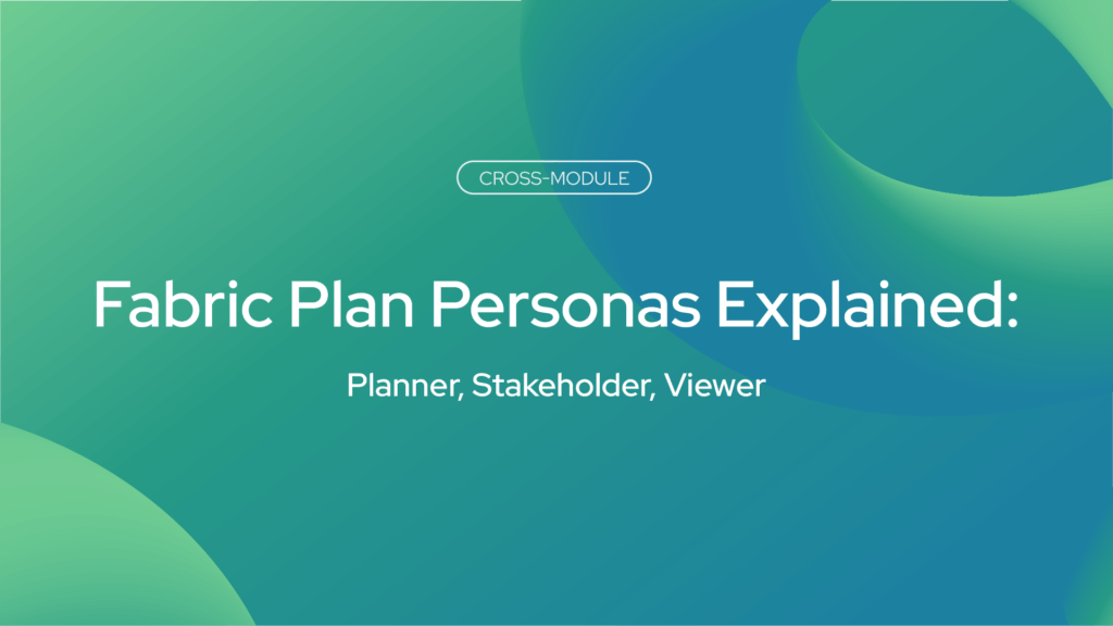 Fabric Plan Personas Explained: Planner, Stakeholder, Viewer